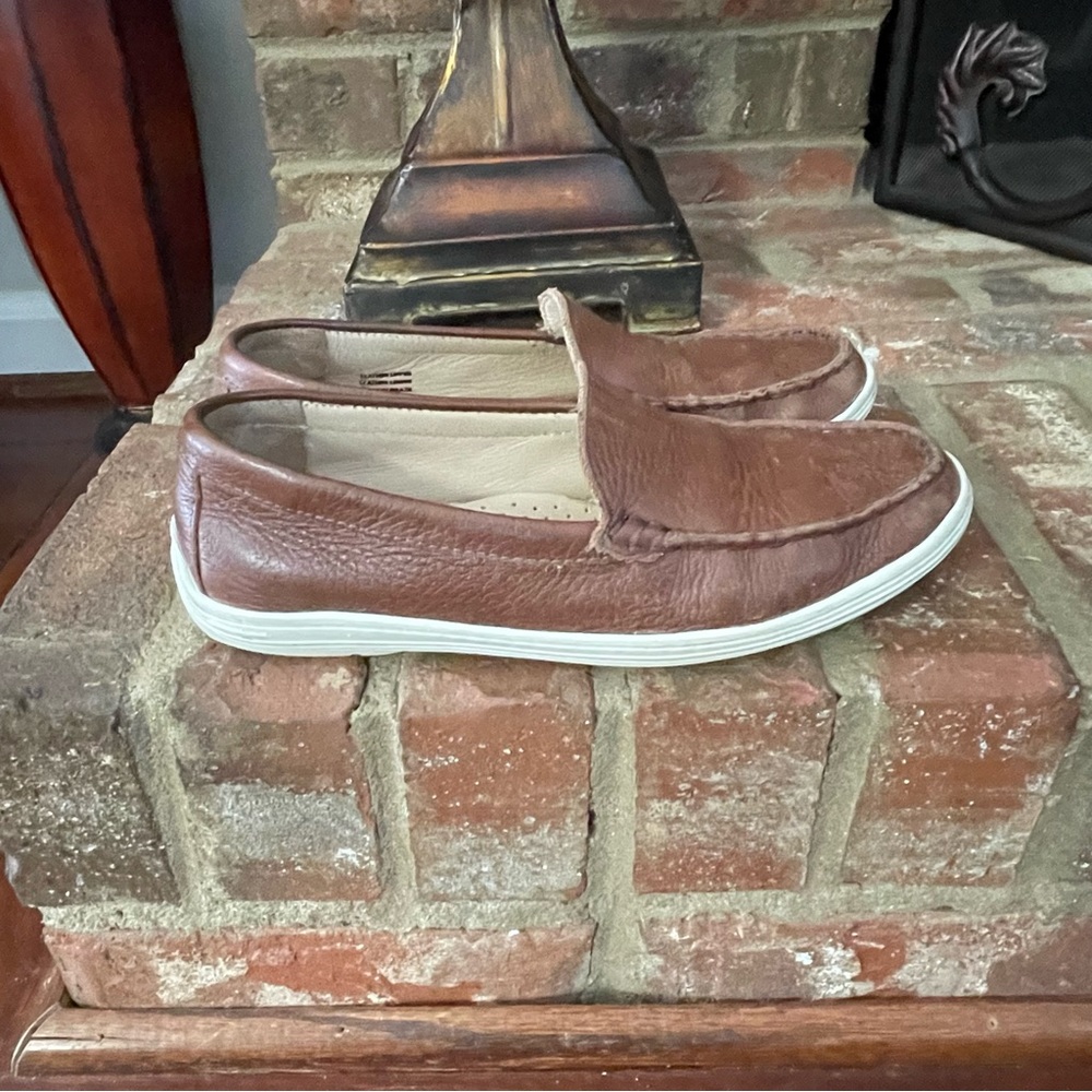 Driver Club USA Boys/Girls Leather Slip on Moccasin